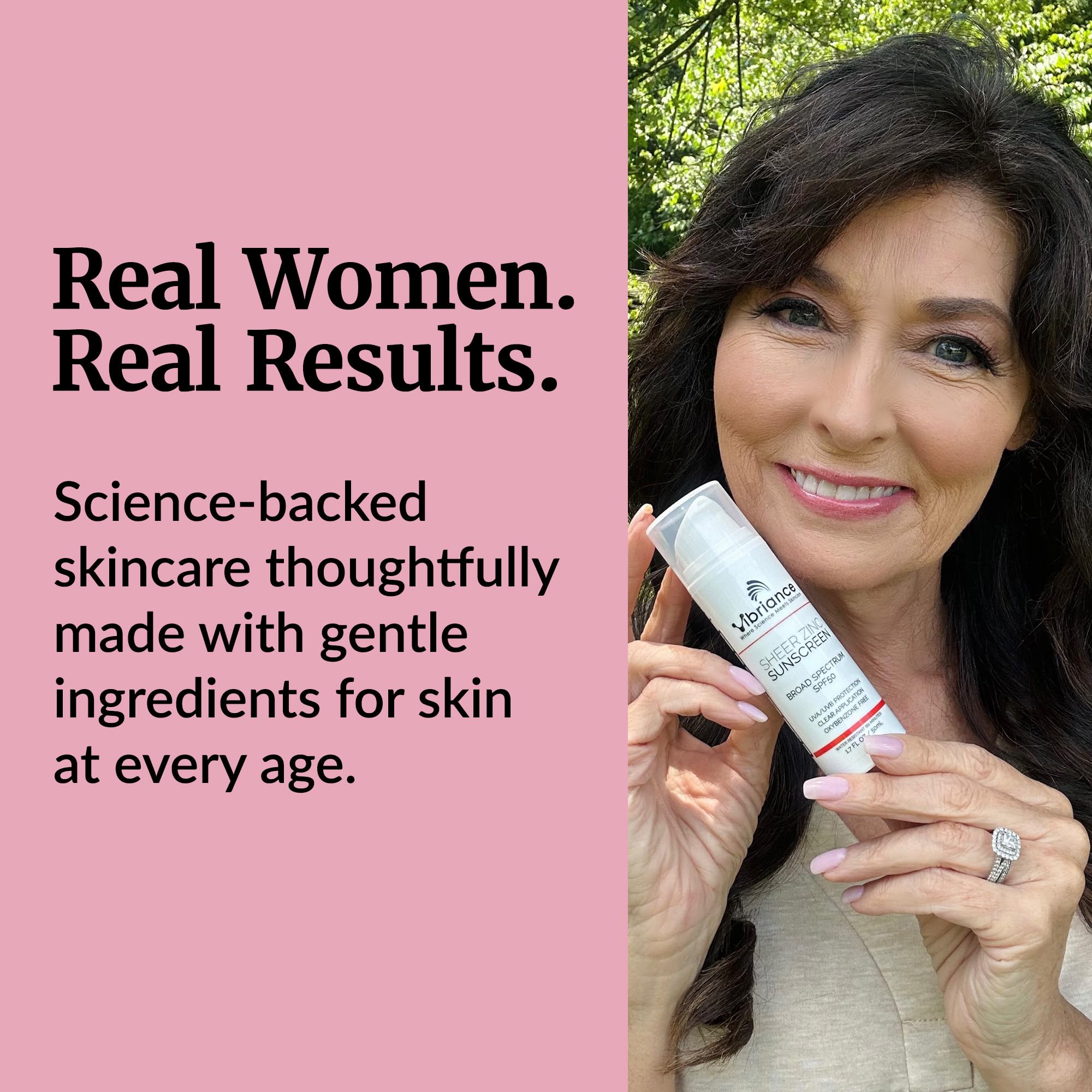 Amazon.com: Vibriance Sheer Zinc Sunscreen - Tinted Sunscreen for